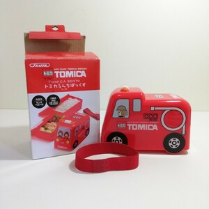 TOMICA トミカ らんちぼっくす ランチボックス 2段式 弁当箱 消防車 ]スケーター Skater 弁当 立体 DLB4 幼児 子供用]