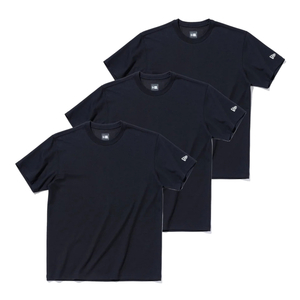 ニューエラ S/S Tシャツ 3-Pack パフォーマンス ブラック ブラック M 1セット 1個 [T便60] [T便 1/1]