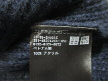 ユニクロ　ミドルゲージモックネックセーター（長袖）　ＮＡＶＹ　Ｍサイズ　453762_画像7