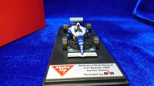 1/43 BBR MAKE UP Williams Renault FW16 Brasile GP 1994 Ayrton Senna make-up Williams Renault Ayrton Senna inspection 1/20 1/18