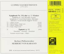 Symphony 3 Eroica / Egmont Overture Ludwig van Beethoven (作曲)　輸入盤CD_画像2