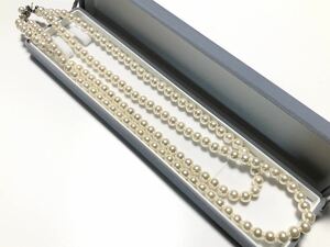  fake pearl 37.5g 6.5. sphere 2 ream necklace beautiful goods [ inspection / pearl ]