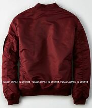 〓アメリカンイーグル/US XXL/AEO Quilted ボマージャケット/Burgundy_画像2