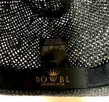 美品　メッシュ ハット　帽子　DOWBL/ダブル　約56-57cm　カラー/ブラック　日本製_画像6