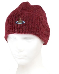 Vivienne Westwood ORB embroidery knitted cap cap Vivienne Westwood o-b
