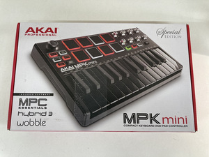  новый товар нераспечатанный AKAI Professional USB MIDI клавиатура контроллер 8 накладка MPK Mini MK2 черный 