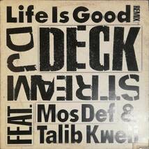 [試聴][12]JAZZY HIPHOP　Life Is Good (Remix) // DJ Deckstream[12]Mos Def Talib Kweli ヒップホップJAZZ ジャズPIANO シングル_画像1