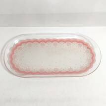 Y）KAMEI GLASS カメイグラス サンドイッチ皿 小皿 セット 昭和レトロ 可愛い J0505_画像4
