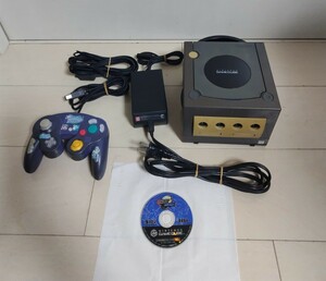 Nintendo 任天堂 ゲームキューブ 本体 DOL-001 付属品 ソフト 付き ソニックアドベンチャー２バトル 未確認 ジャンク 状態悪い