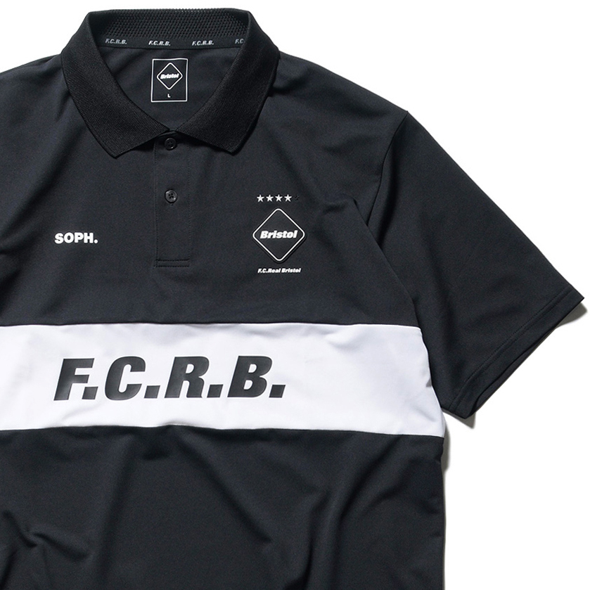 FCRB 23ss S/S TEAM POLO BLACK 新品-