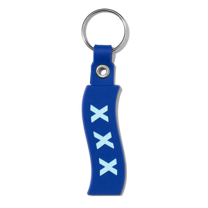  new goods 23SS blue *GOD SELECTION XXXgodo selection Triple X KEY CHAIN key chain PVC key holder BLUE Miyazaki ..KEY HOLDER24SS