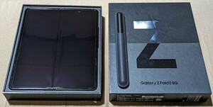 Samsung Galaxy Z Fold 3 5G 256GB 本体 SM-F926N Sペン付き SIMフリー 海外版 工場整備品 美品