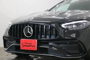 【ブラックver】ベンツ W206系 Cクラス 前期 パナメリカーナグリル フロントグリル AMGスタイル Mercedes-Benz Cclass カメラ&センサー対応