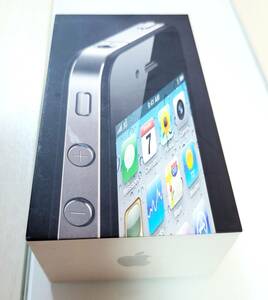 iPhone 4 black モデル 空き箱 ステッカー Apple