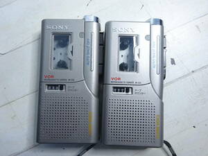 SONY M-530 マイクロカセットテープレコーダー ソニー 2台セット　まとめて