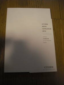 カタログ：CITIZEN　MENS CATALOGUE 2019　