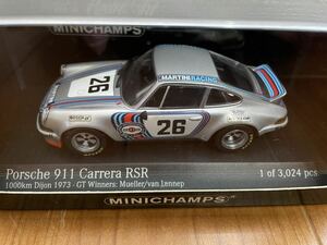 1/43 ミニチャンプス ポルシェ 911 カレラRSR ディジョン　1000km 優勝