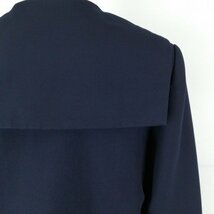 1円 セーラー服 ミニスカート ネクタイ 上下3点セット 165A オリーブデオリーブ 冬物 女子 学生服 中学 高校 紺 制服 中古 ランクC NA0942_画像3