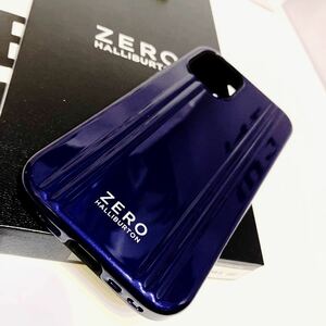 ●新品●送料込 ZERO HALLIBURTON iPhone12mini用 ゼロハリバートン ブルーA ポリカーボネイト製スマホケース Shockproof Case iPhone