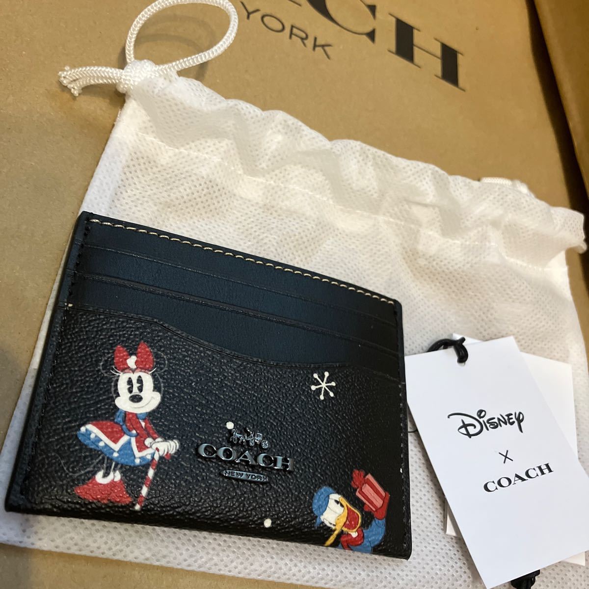 送料込 新品 COACH X ディズニー100周年コラボ 手帳 A ノート ホリデイ