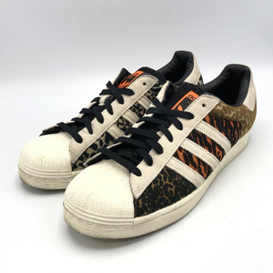 【中古】adidas × atmos Super Star スニーカー 28.5cm FY5232 マルチカラー アディダス × アトモス[240010402836]