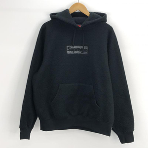 【中古】Supreme 23SS Inside Out Box Logo Hooded Sweatshirt パーカー S ブラック シュプリーム[240010405861]