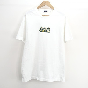 【中古】KITH Wildflower Box Logo Tee Tシャツ M ホワイト キス[240010405881]