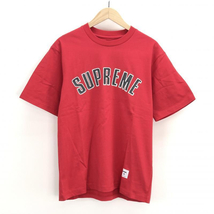 【中古】Supreme 18FW Printed Arc S/S Top Tシャツ S レッド シュプリーム[240010407321]_画像1