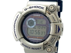 中古 駆動OK CASIO カシオ G-SHOCK ジーショック フロッグマン GW-200K イルクジ チタン/樹脂 デジタル文字盤 メンズ 腕 時計 タフソーラー