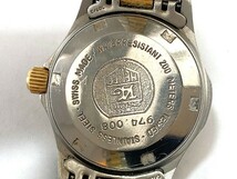 中古 駆動OK TAG HEUER タグホイヤー 2000シリーズ プロフェッショナル200m 974.008 SS/GP 3針 ゴールド文字盤 レディース 腕 時計 クォー_画像10