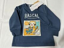 ★4906*激安sale!!新品 こども服 　長袖トレーナーsize80　1枚★RASUCAL/ラスカル/アニメ_画像1