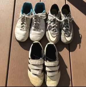 NIKE adidas ナイキ サッカーシューズ　3点セット