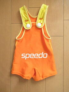 * прекрасный товар * SPEEDO купальный костюм плавание одежда One-piece все в одном ребенок 80cm SW9055