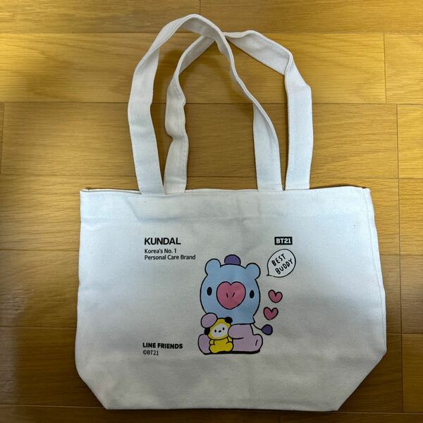 トートバッグ ランチトートバッグ BT21 BTS ノベルティ　クンダル　KUNDAL