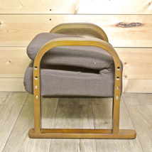 座椅子 いたわり座椅子 リクライニングチェア 背もたれ付き 背もたれ折りたたみ可能 座面調整可 リモコンポケット付き 一部組立 S3-154W_画像5