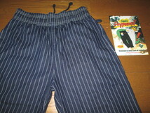 美品良好 クックマン シェフパンツ ウォバッシュ ストライプ デニム M コットン100％ COOKMAN Chef Pants Wabash Stripe Denim _画像5