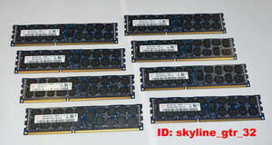 hynix メモリ 8GB DDR3 1333 2Rx4 PC3L-12800R メモリー 8枚セット