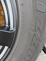 ジープラングラーJKで使用 スタッドレスタイヤ、アルミホイールセット BRIDGESTONE BLIZZAK DM-Z3 265/70R17_画像6