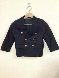 POLO RALPHLAUREN ラルフローレン 紺ブレザー　子供服　チャイルド　セレクト　発表会 入学式 古着