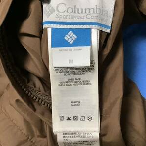 Columbia コロンビア リバーシブルナイロンジャケット チェック柄 アウトドア ストリート ブラウン 古着 メンズの画像5