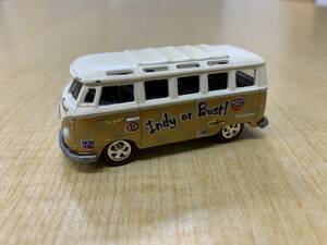 23W INDY 500 FAN BUS 激レア【ゴールド】JOHNNY LIGHTNING VW Type2 23W ジョニーライトニング VW Samba Bus アーリーバス 1/64 ルース 