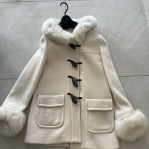 JUSGLITTY フォックスファー ダッフルコート