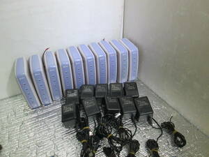 *NTT East Japan terminal adaptor ISDN router INS Mate V30Slim AC adaptor attaching 10 pcs. set *