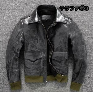 ホースハイド A-2 フライトジャケット　 本革 レザー 牛革　フライトジャケット　メンズ　Ｓ～5ＸＬ