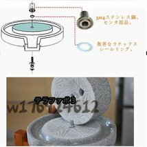 実用品★手動石臼製粉機 天然石製のグラインダー 回転式石臼 手作り穀物米ペースト大豆小麦粉石臼挽き器 乾湿穀物米粉研磨機_画像7