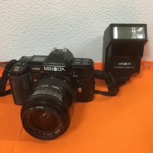 Z-562 Minolta α7000 AF SLR пленка камера + линза Sigma Zoom AF-E + STROBE Программа 2800 AF ★ Операция Неизвестная, передана