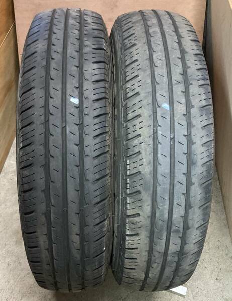 155/80R14 88/86N ハンコック VanTRa LT 2本 セット 17年製造？ バンタイヤ プロボックス サクシード ＡＤ ＮＶ150 送料無料