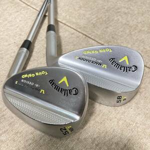 キャロウェイ Callaway MACK DADDY2 ・R・DESIGN FORGED TOUR GRIND マックダディー2 ウェッジ 2本セット 52/10T 58/9T N.S.PRO950GH