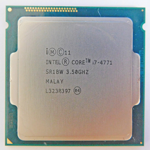 intel core i7-4771 3.50GHz(最大3.90GHz) CPU
