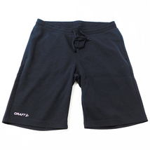 CRAFT クラフト ショート パンツ ショーツ ブラック M IN-THE-ZONE SWEATSHORT ロードバイク スウェット ハーフ トライアスロン_画像1